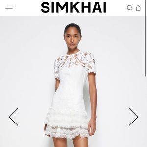 BRAND NEW WITH TAGS - Jonathan Simkhai Dress SIGNATURE PAISLEE TEE DRESS